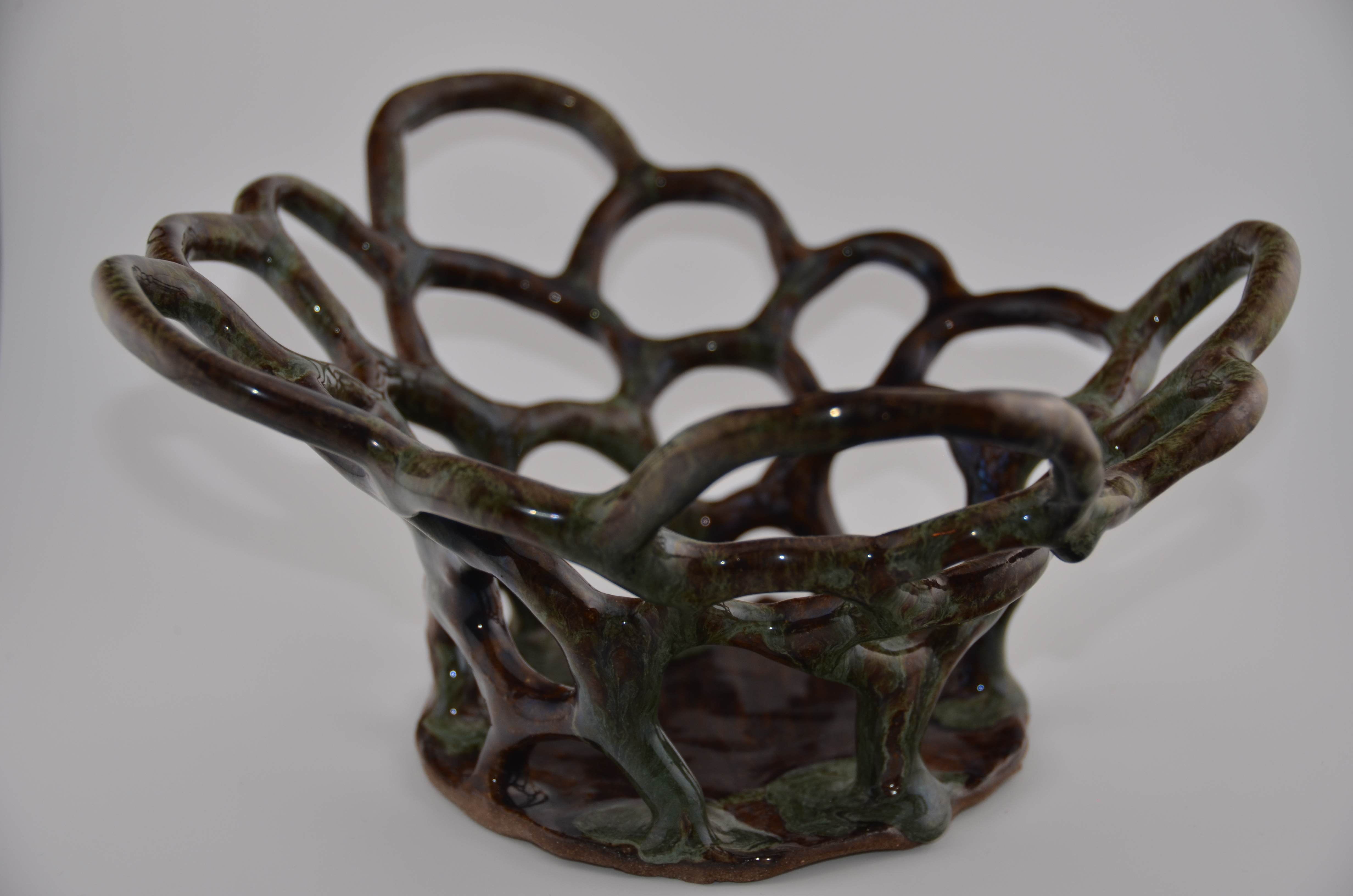 Carved ceramic piece